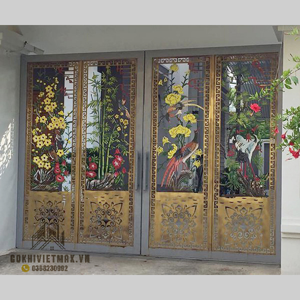 mẫu cổng sắt đẹp 
