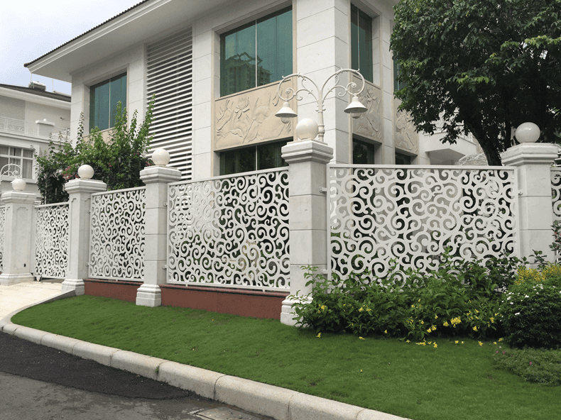 Hàng rào sắt CNC nghệ thuật