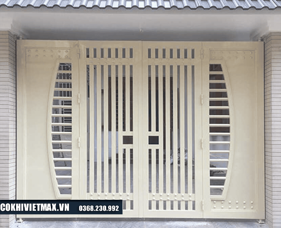 Cách làm cửa cổng sắt 4 cánh