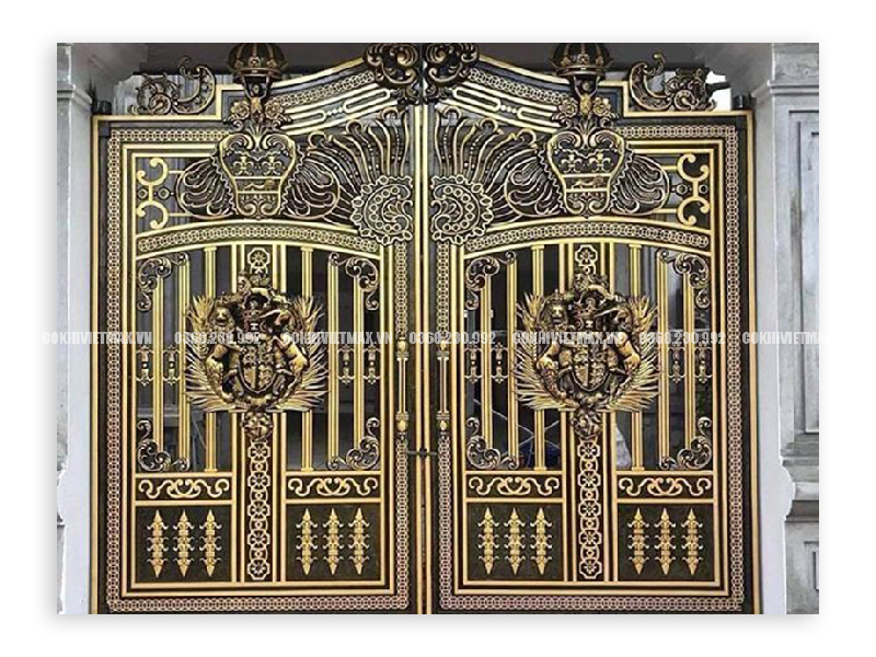 Xưởng đúc cổng nhôm chuyên nghiệp tại Hà Nội