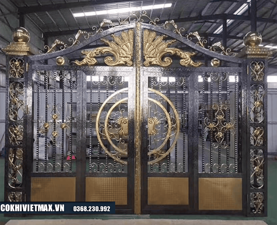mẫu cửa cổng inox 