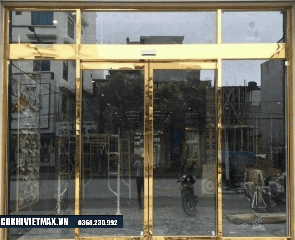 mẫu cửa cổng inox 