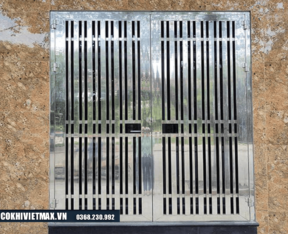 mẫu cửa cổng inox 