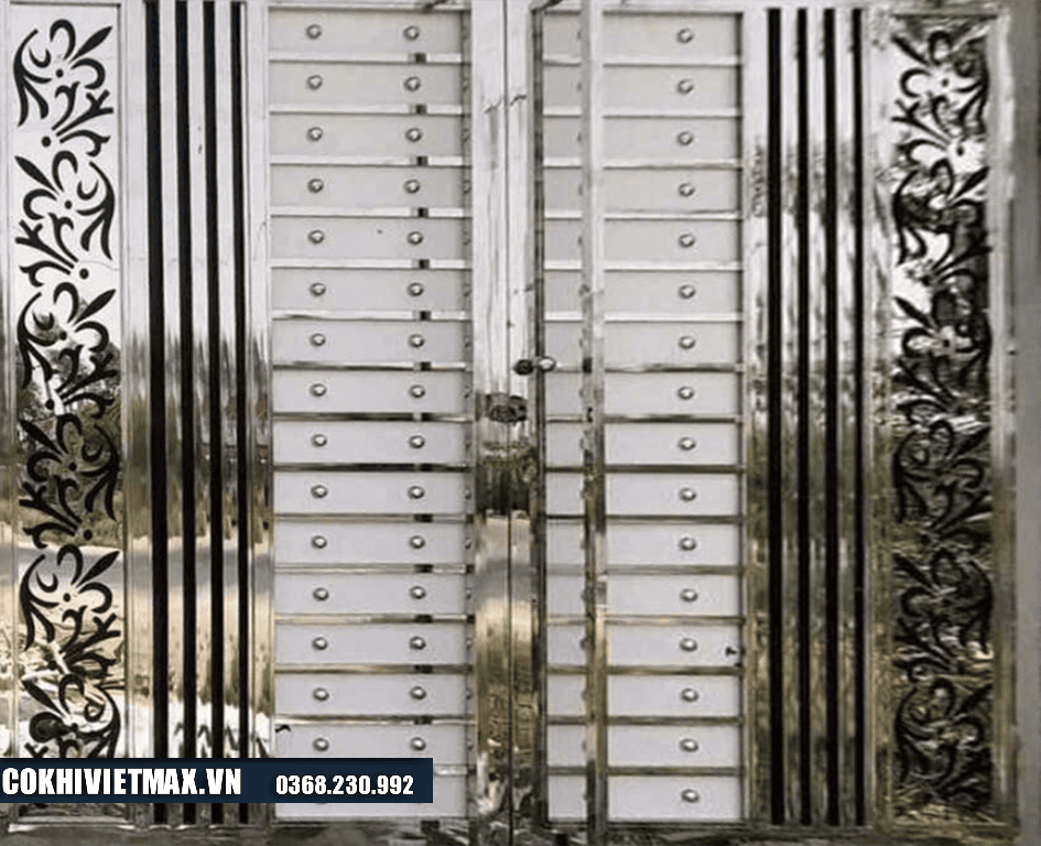 mẫu cửa cổng inox 