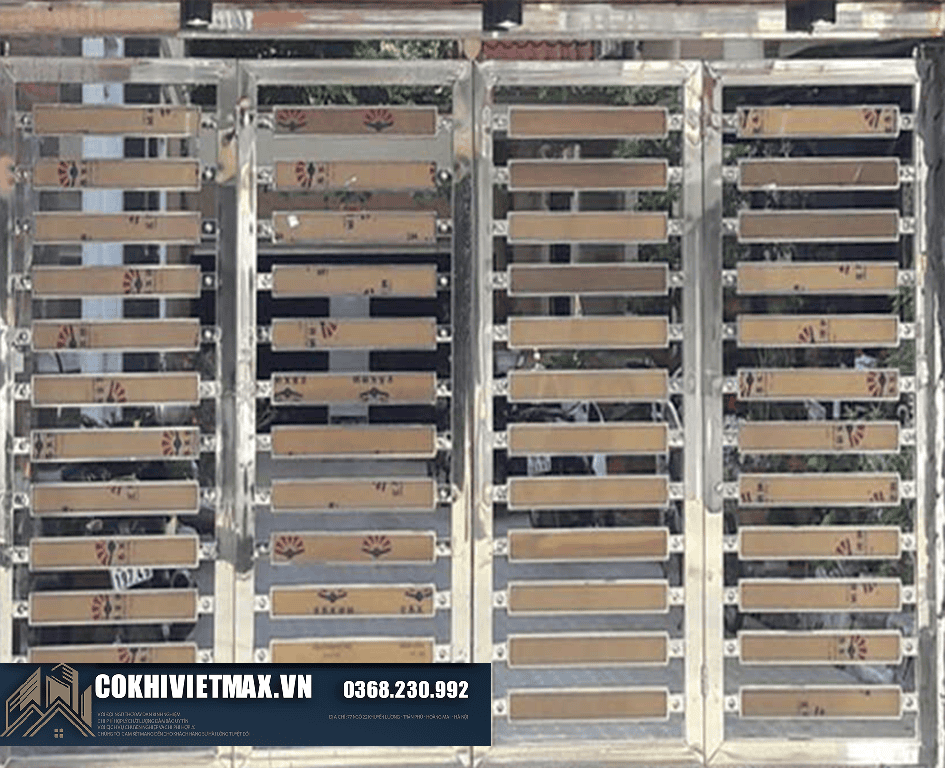 mẫu cửa cổng inox 