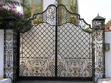 Cửa Cổng Sắt 2 Cánh