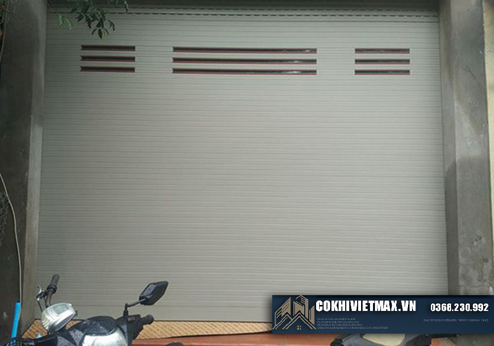 Cửa cuốn xuyên sáng lấy ánh sáng vào nhà