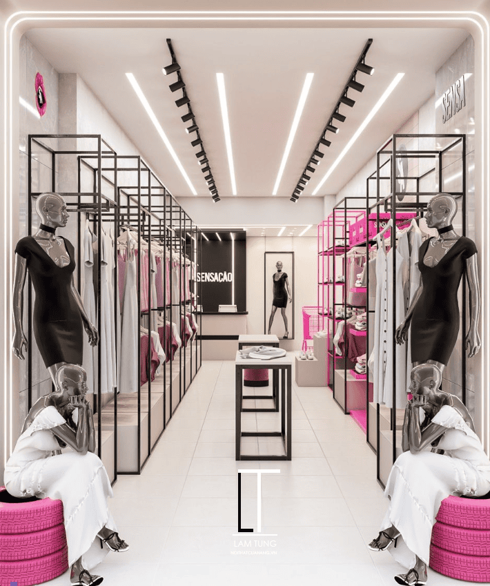 giá kệ shop thời trang 