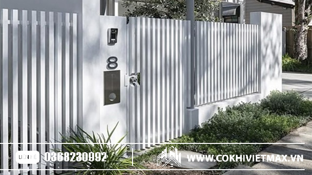 Hàng rào sắt hộp mạ kẽm 