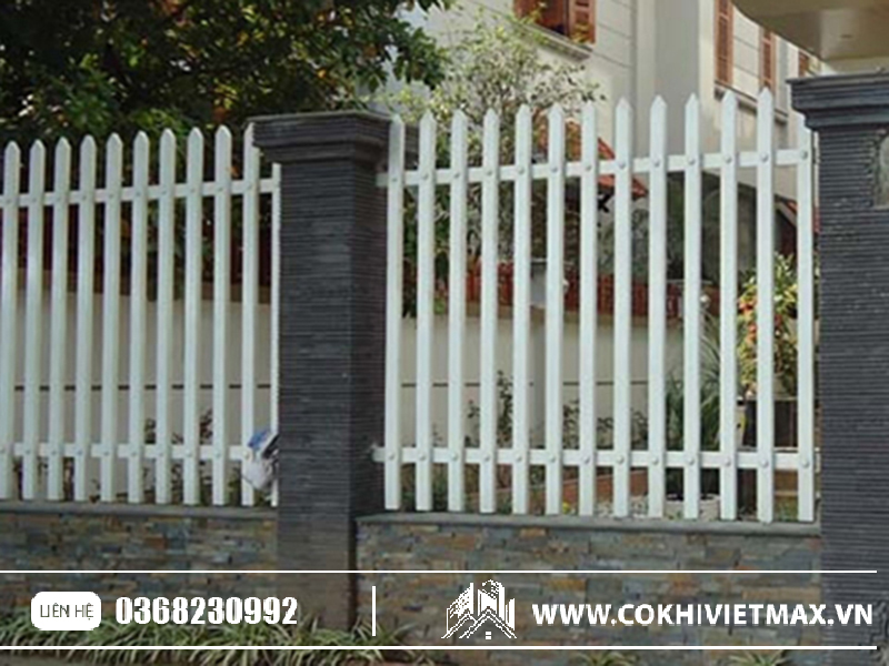 Hàng rào sắt hộp mạ kẽm