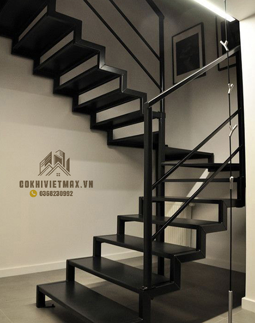 làm cầu thang sắt mỹ thuật