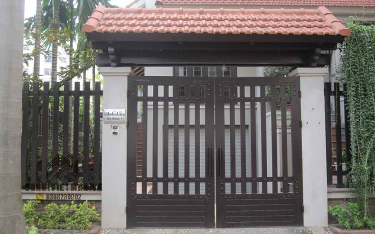 làm cửa cổng sắt tại hoàng mai