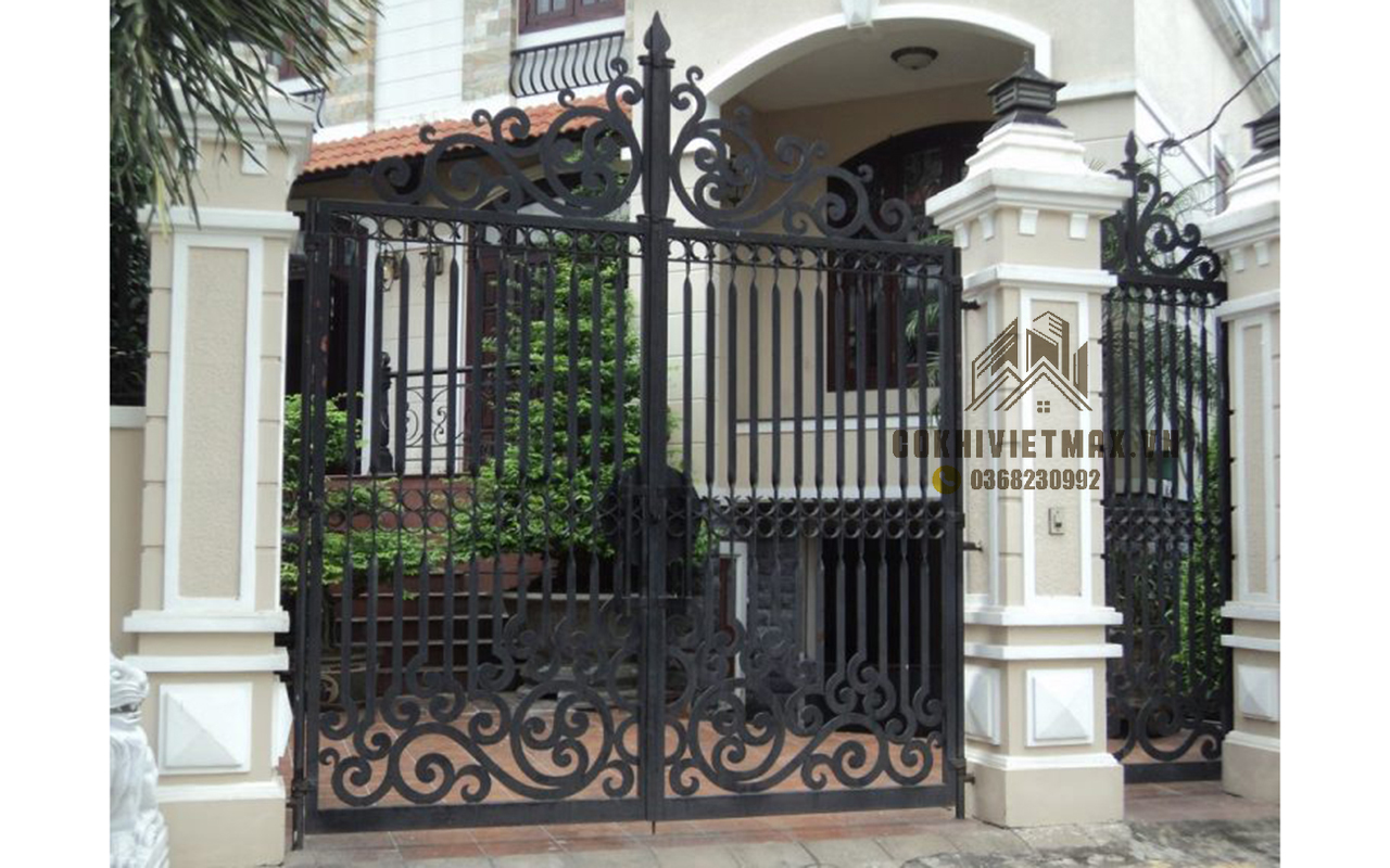 làm cửa cổng sắt tại long biên