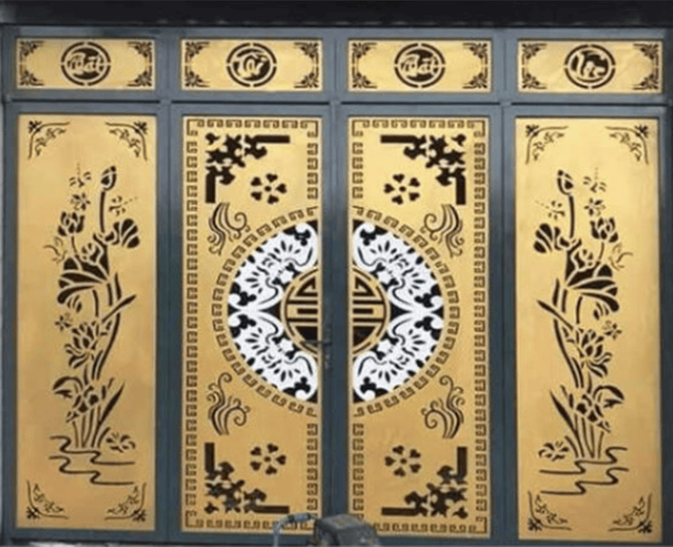 làm cổng sắt cnc