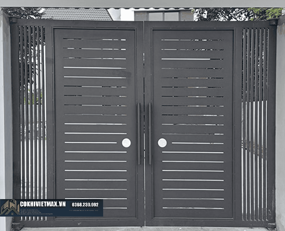 những mẫu cửa sắt phổ biến