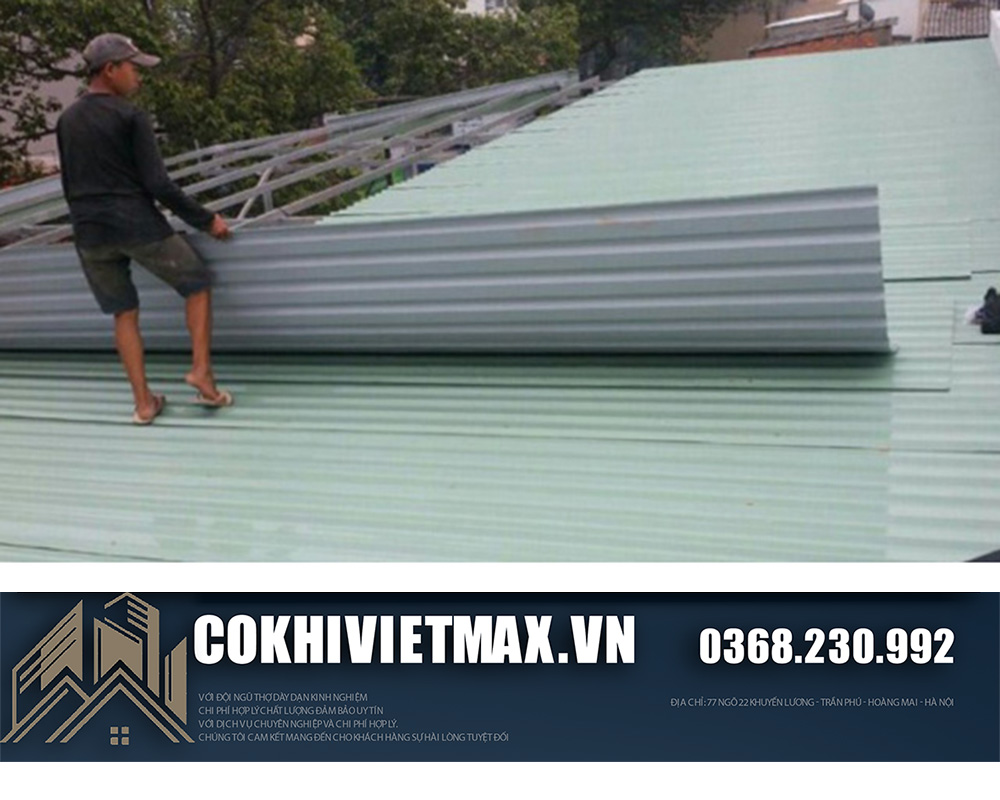 báo giá làm mái tôn lạnh