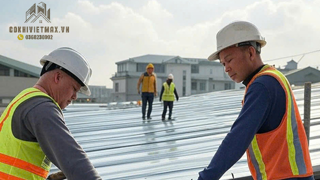 Báo giá thi công mái tôn trọn gói 2025.