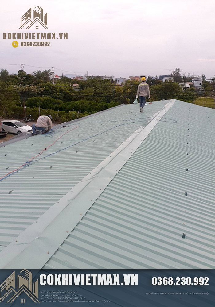 làm mái tôn tại thanh trì hà nội 