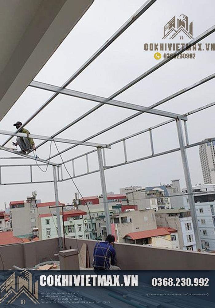 làm mái tôn tại cầu giấy hà nội 