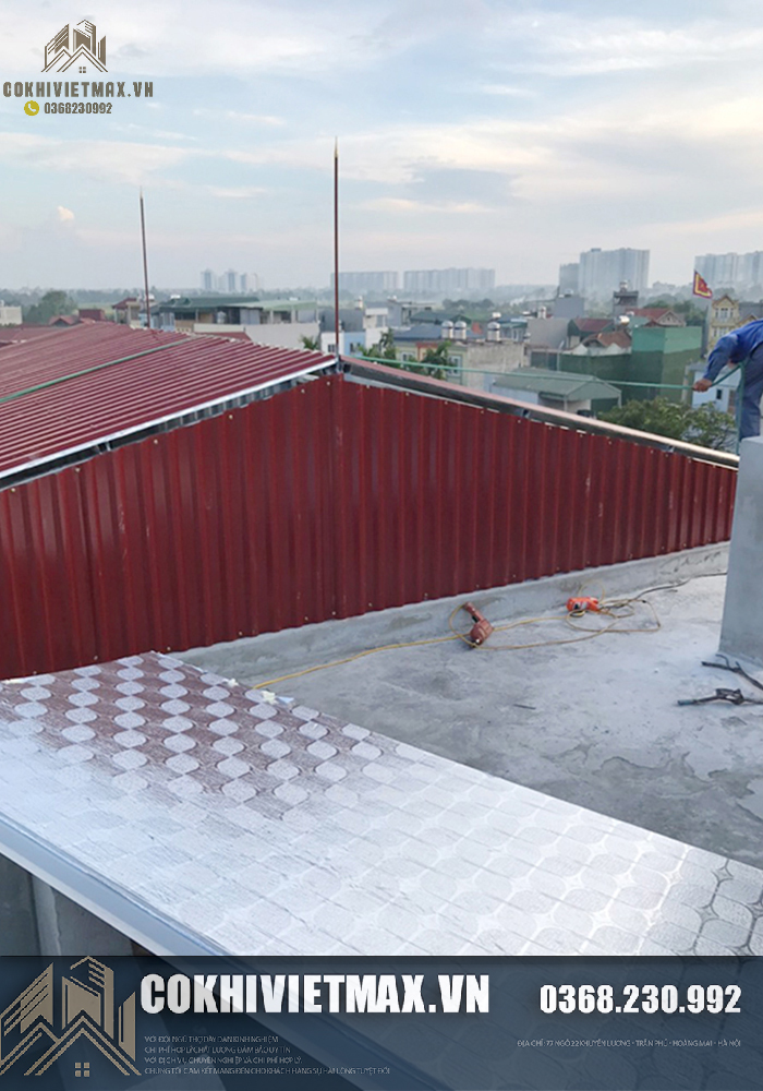 làm mái tôn chống nóng