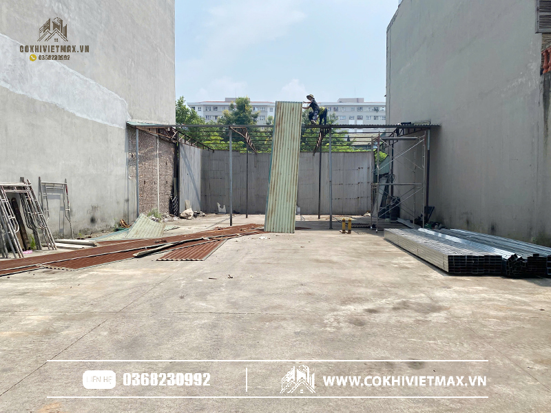 thay mới làm mái tôn nhà xưởng tại hà nội