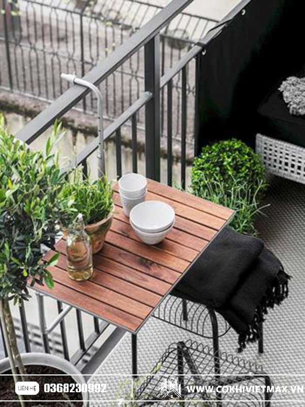 Lan can sắt ban công giá rẻ phù hợp nhà phố