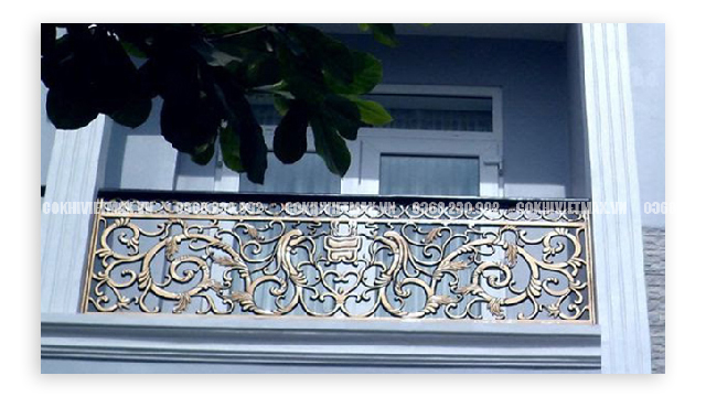 Thi công lan can nhôm đúc tại Hà Nội