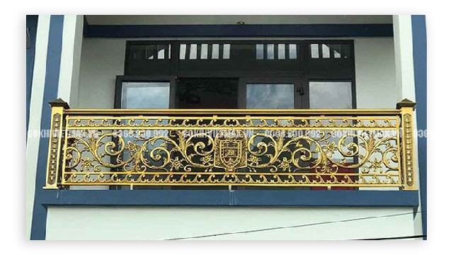 Thi công lan can nhôm đúc tại Hà Nội