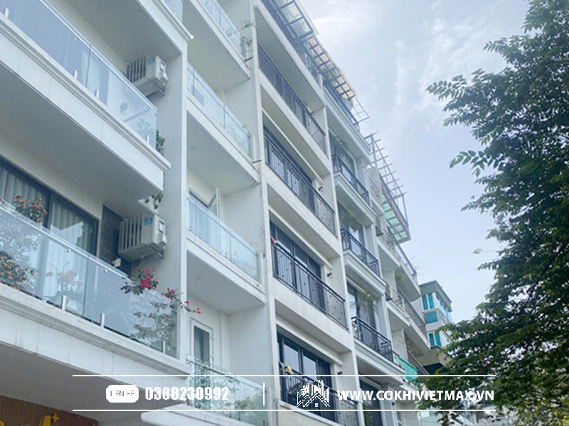 mẫu lan can sắt hiện đại