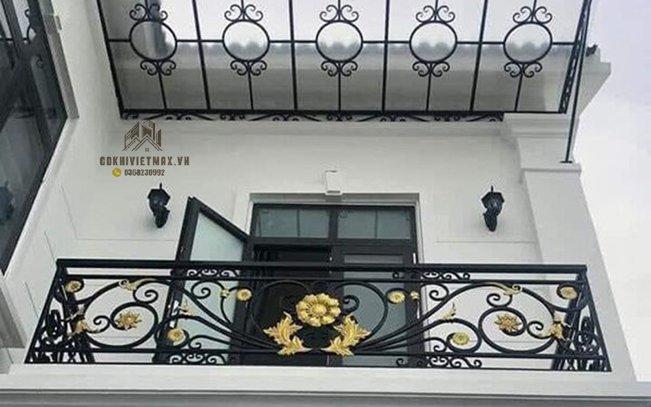 mẫu lan can sắt đẹp