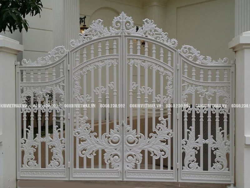cửa cổng sắt tân cổ điển