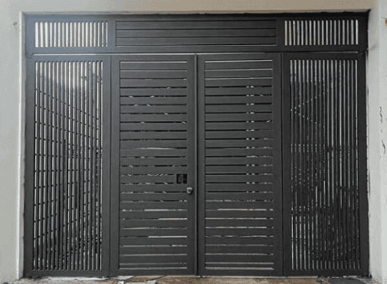 mẫu cửa sắt 4 cánh 