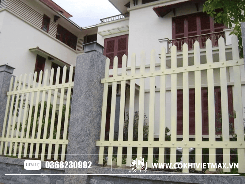 mẫu hàng rào sắt đẹp 
