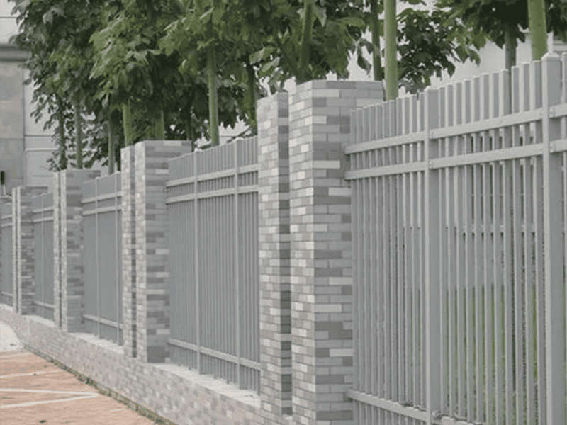Hàng rào sắt  hộp đẹp đơn giản