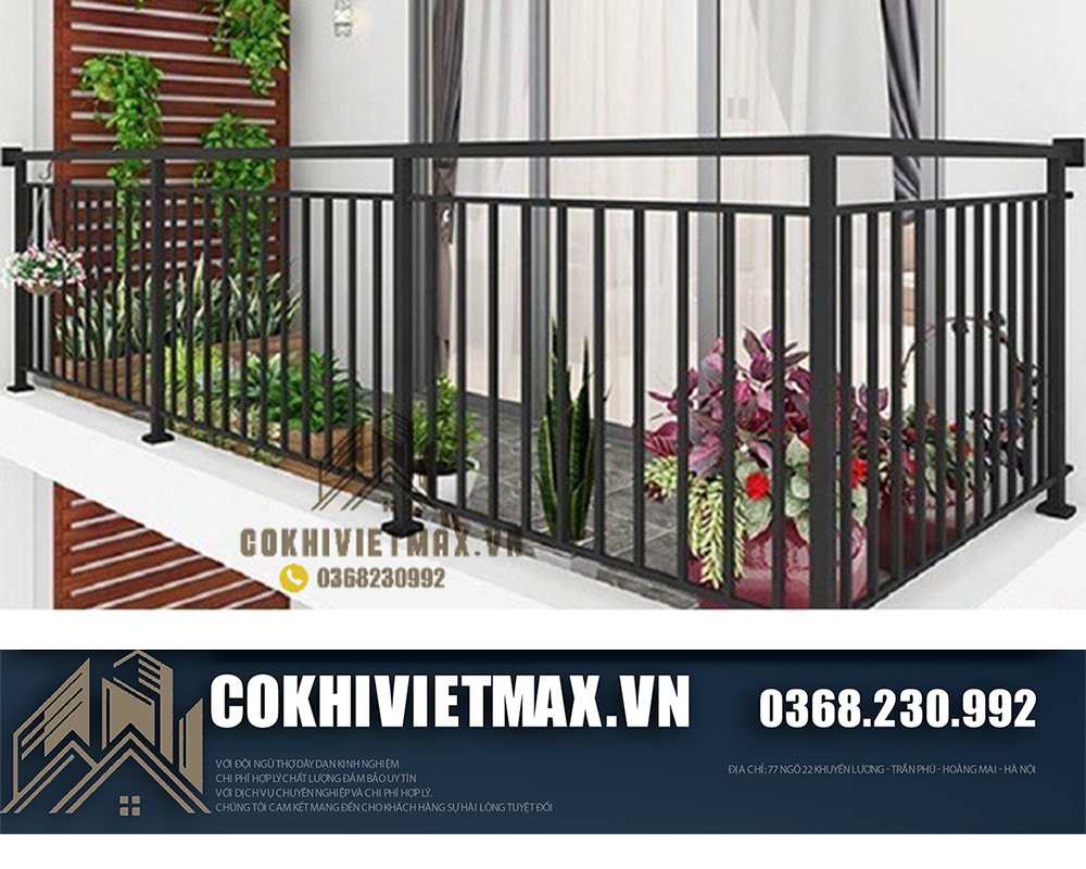 mẫu lan can sắt đẹp