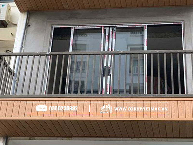 mẫu lan can ban công sắt hiện đại
