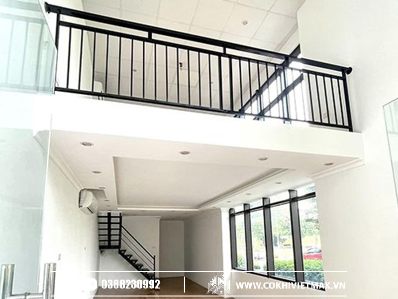 mẫu lan can ban công sắt hiện đại