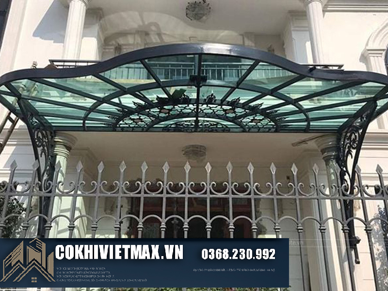 làm mái kính sắt tại Hà Nội