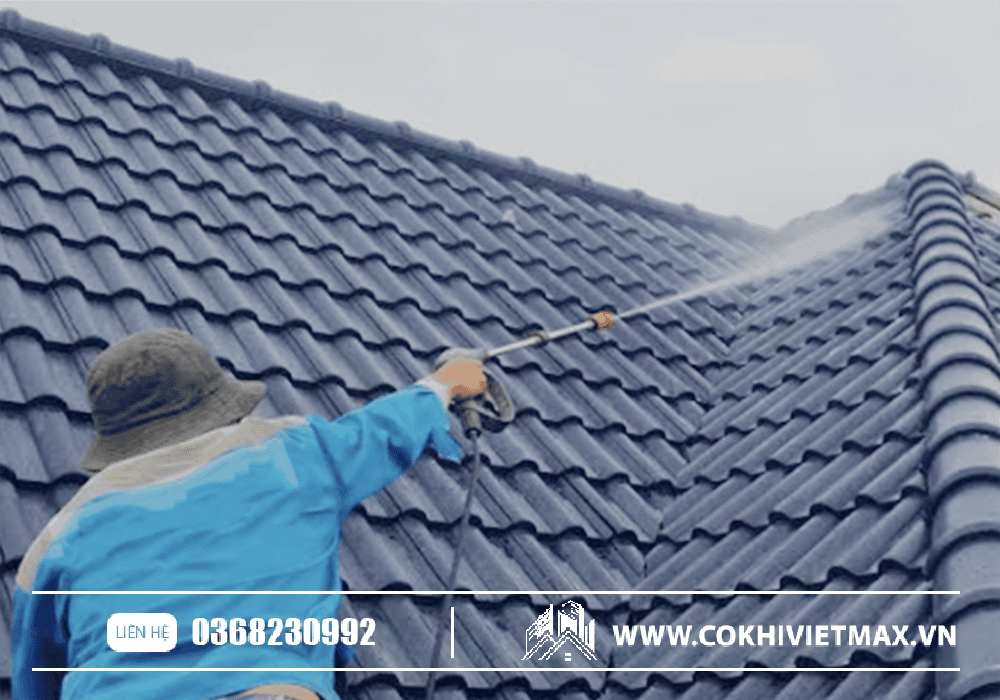 vệ sinh mái tôn tại hà nội